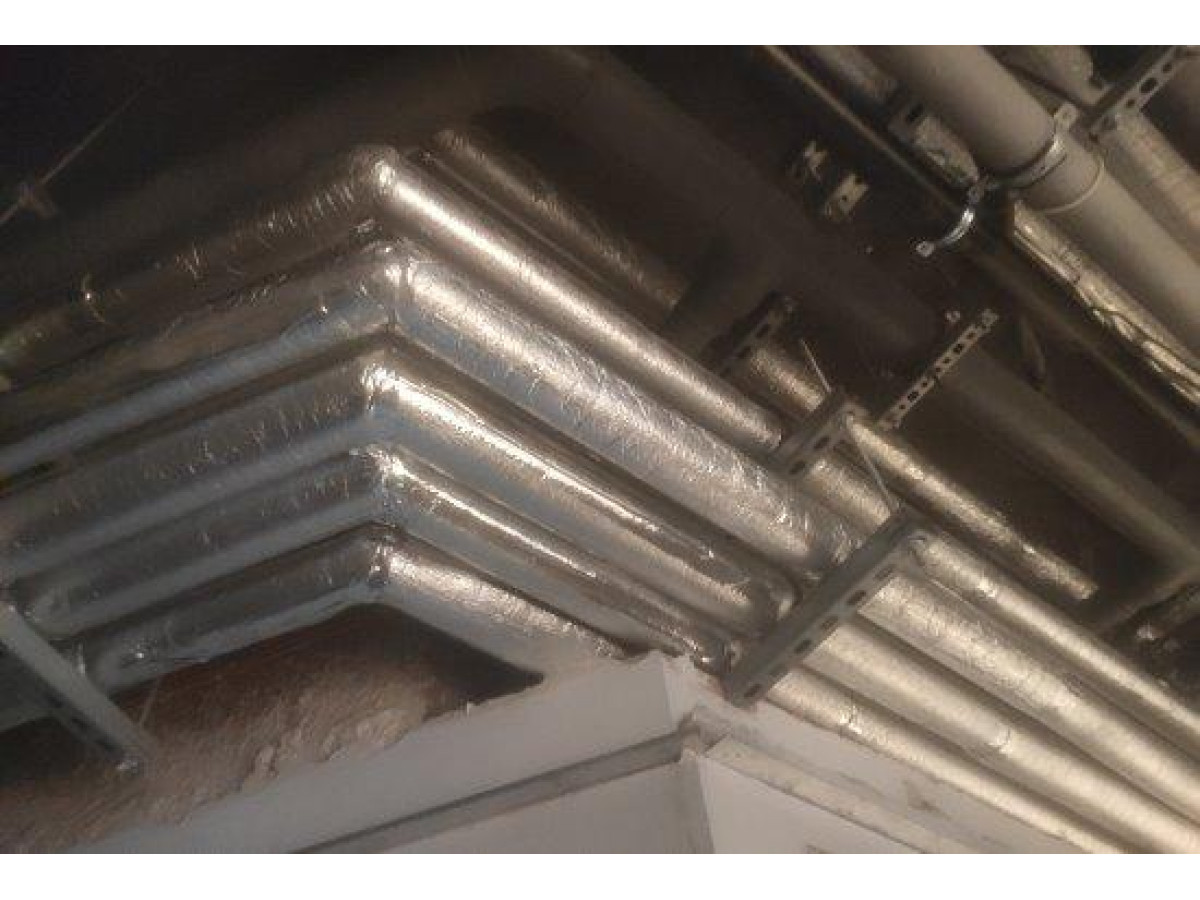 Тепло та звукоізоляція системи водопостачання та каналізації  ЖК «Manhattan city»