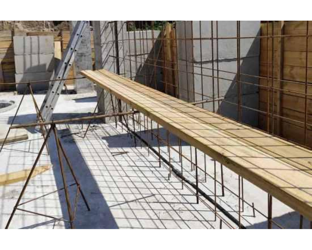 Гидроизоляция рабочих швов в подземной части здания с использованием бентонитового шнура 15*25мм