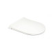 Крышка для унитаза из термопласта Slim Inci 0338, Овальное туалетное сиденье с антибактериальным покрытием