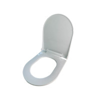 Крышка для унитаза из термопласта Slim Inci 0338, Овальное туалетное сиденье с антибактериальным покрытием