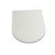 Крышка для унитаза из термопласта Slim Inci 0338, Овальное туалетное сиденье с антибактериальным покрытием