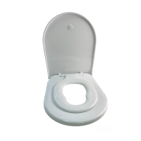 Сиденье 2в1 из термопласта Twin 0350, Сиденье для унитаза с детской накладкой для приучения к туалету