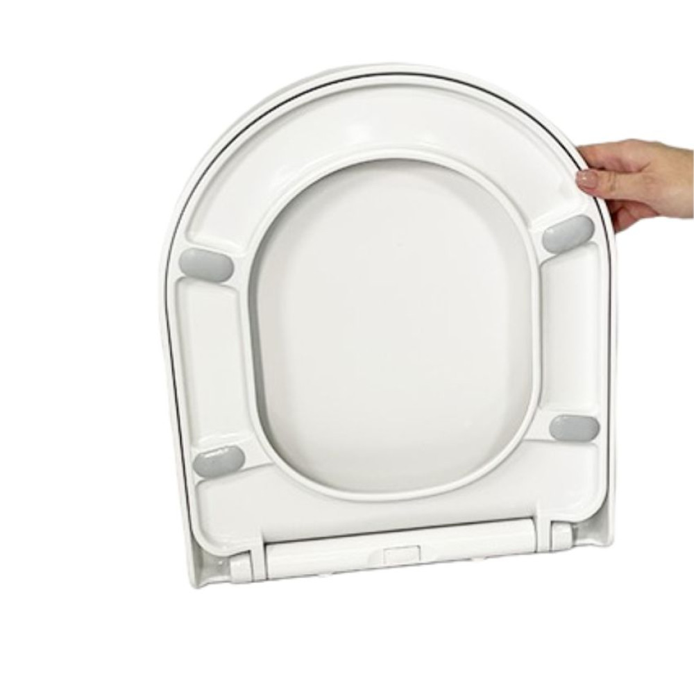 Сиденье для унитаза с микролифтом Elegance 0402, Туалетное сиденье с крышкой с антибактериальным покрытием Сиденье для унитаза с микролифтом Elegance 0402, Туалетное сиденье с крышкой с антибактериальным покрытием