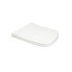 Сиденье для унитаза из дюропласта с крышкой Lento 0405, Туалетное сиденье с антибактериальным покрытием