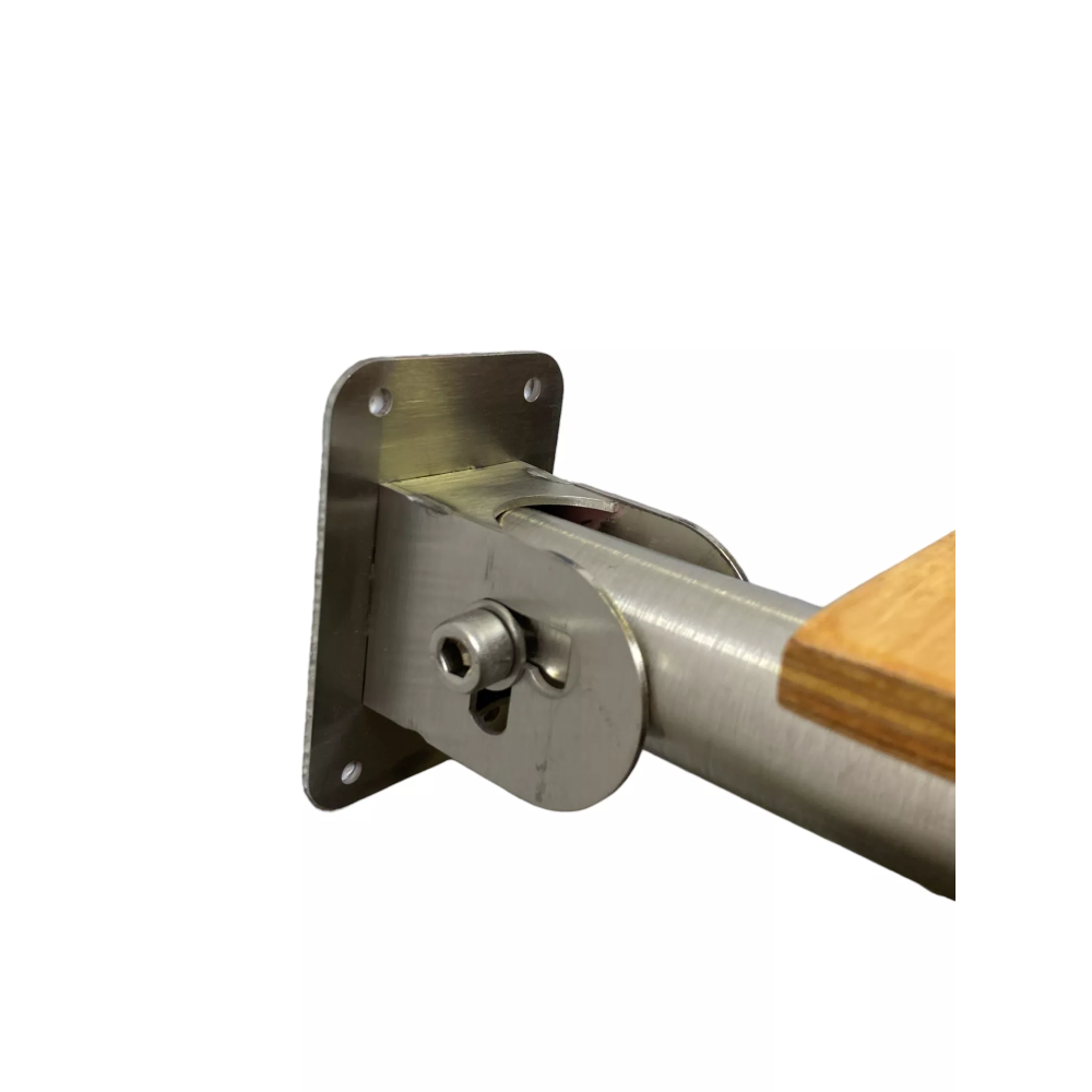 4820.4041 Откидной стул для душа, дерев.сидушка, 42х40х41см, 19мм 4820.4041 Откидной стул для душа, дерев.сидушка, 42х40х41см, 19мм