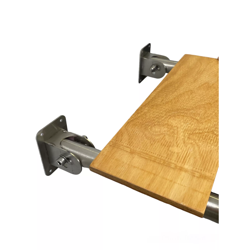 4820.4041 Откидной стул для душа, дерев.сидушка, 42х40х41см, 19мм 4820.4041 Откидной стул для душа, дерев.сидушка, 42х40х41см, 19мм