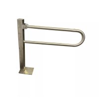 4828.7611 Поручень вертикальный, крепление в пол, размер 74х76х11см, 32мм