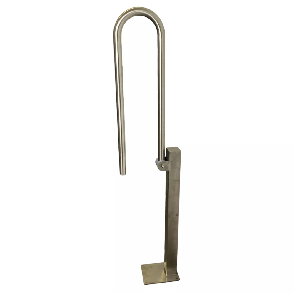 4828.7611 Поручень вертикальный, крепление в пол, размер 74х76х11см, 32мм 4828.7611 Поручень вертикальный, крепление в пол, размер 74х76х11см, 32мм