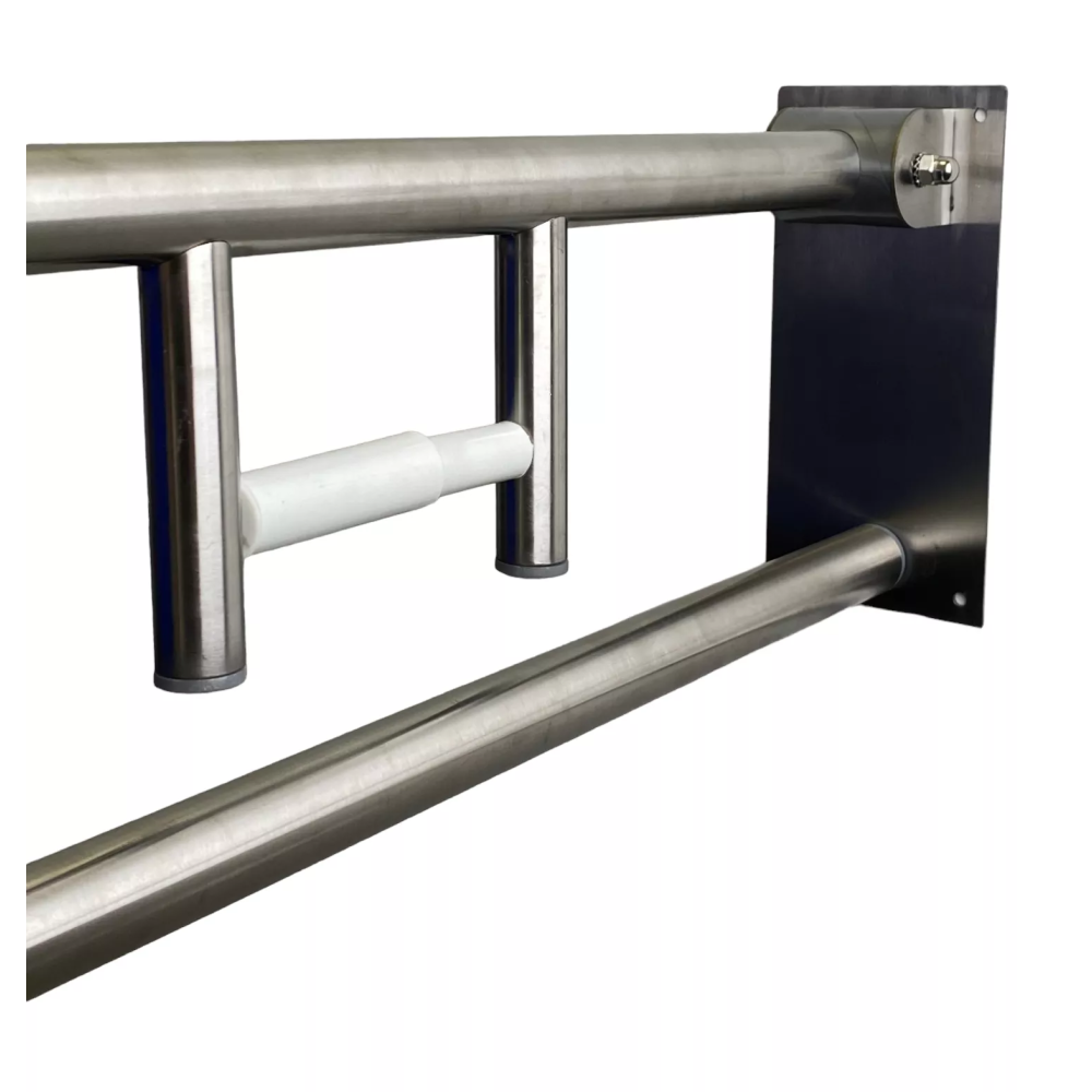 4835.2311Опорная усиленная стойка с держателем для туал.бум., разм.73х23х11см,32мм 4835.2311Опорная усиленная стойка с держателем для туал.бум., разм.73х23х11см,32мм