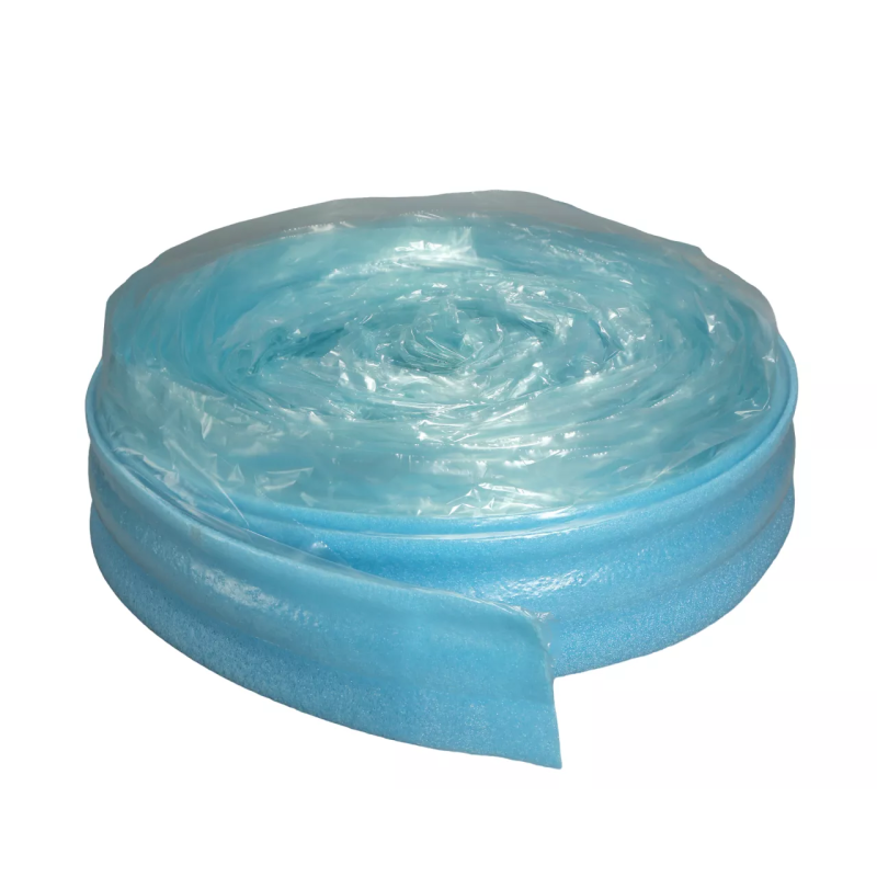 Краевая демпферная лента 150мм*7мм*50м с пленкой