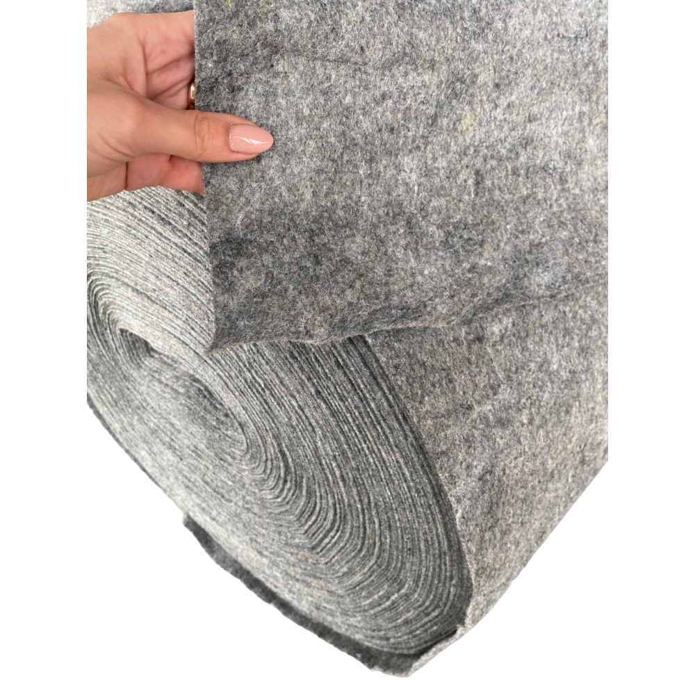 Геотекстиль термоскрепленный Santex Geo GREY 300 гр./м2, шир. 3,0 м для строительства дорог, подъездных путей, укрепления и защиты