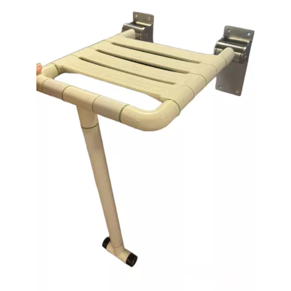 Folding shower chair 350x420x395 mm, stainless steel, AISI 201/304