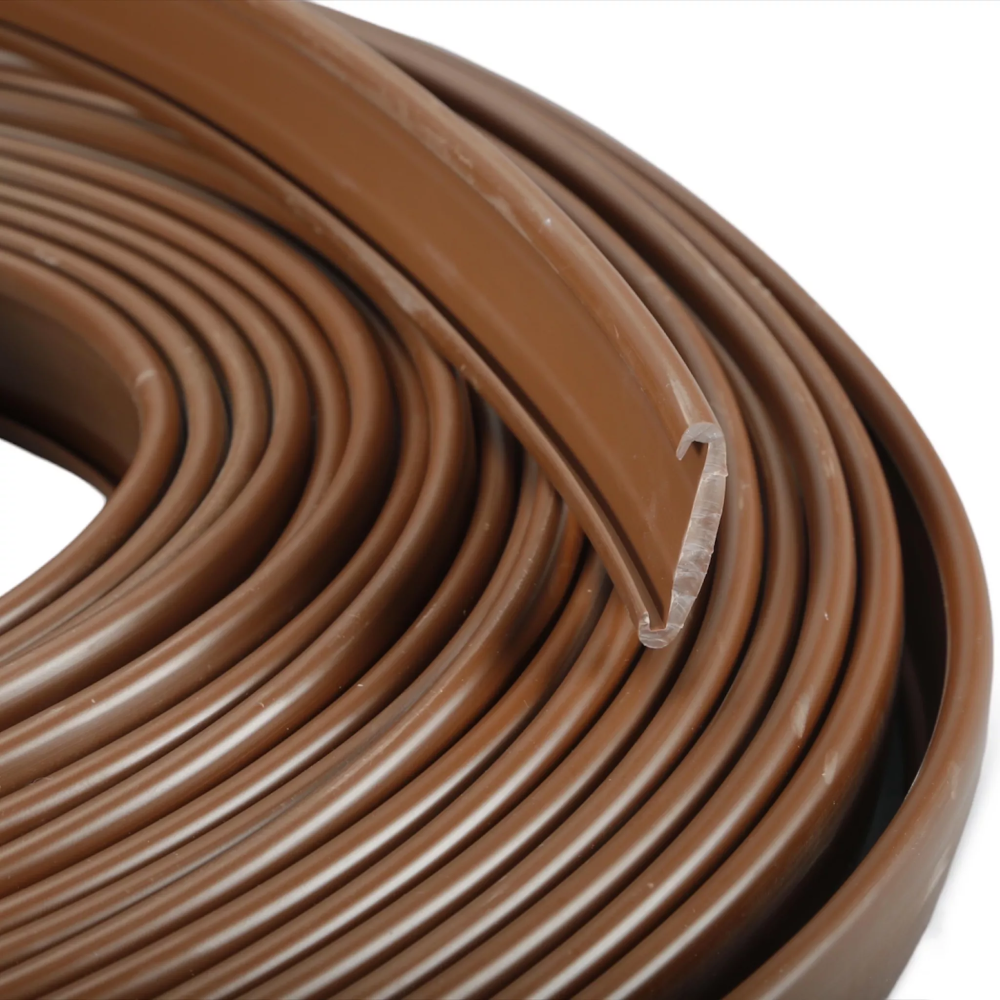 PVC profile (handrail for railing 40*4 brown)