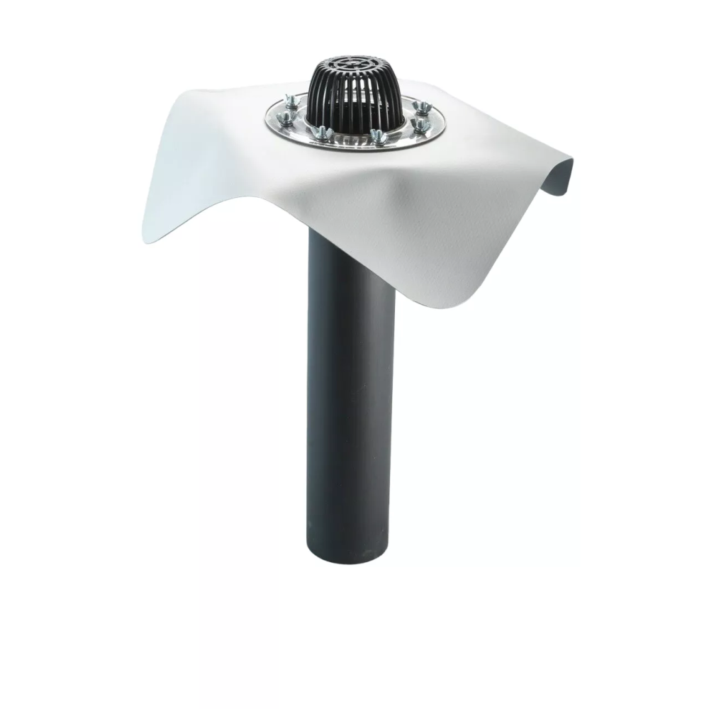 Roofing funnel SANSTORE 110/600mm with stainless flange, with PVC apron