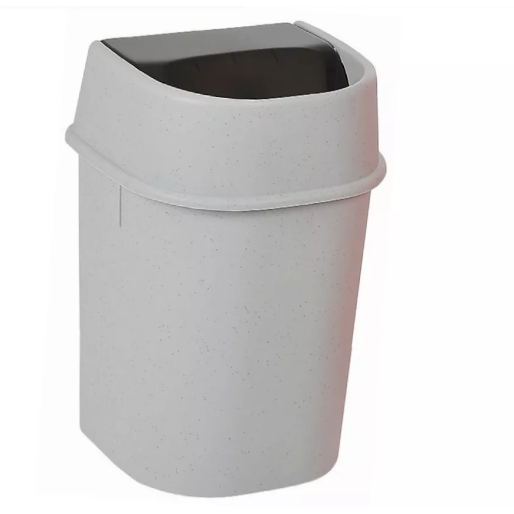 Garbage container (plastic) 6l, gray