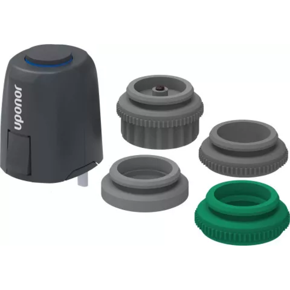 Universal Retrofit actuator with Uponor Vario NC FT nozzles 230V 1W IP54