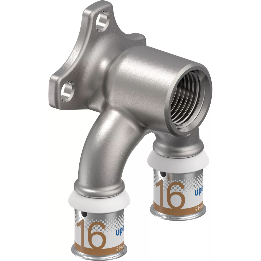 Водорозетка настенного монтажа Uponor S-Press PLUS U-подоб. 16-Rp1/2"FT-16