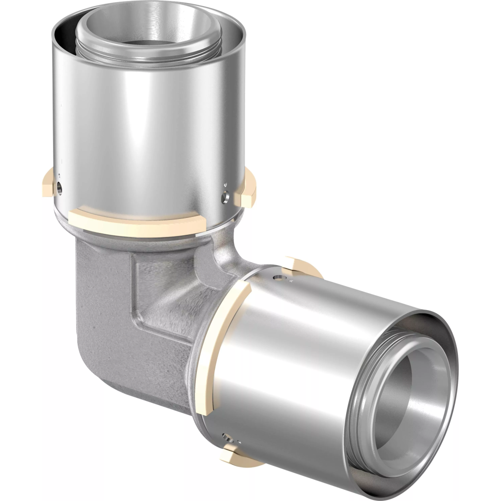 Коліно Uponor S-Press PLUS 90° латунне 40-40
