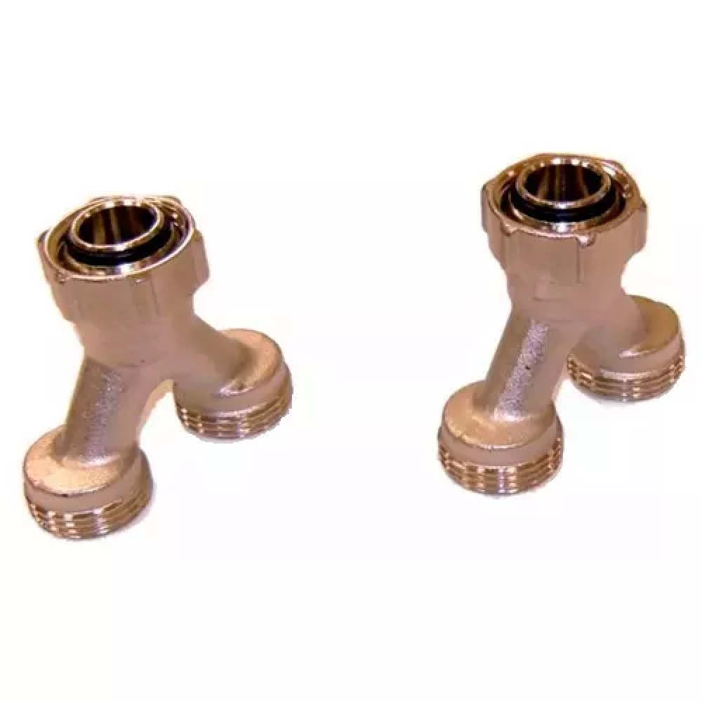 Uponor Fluvia Y-shaped tee for Eurocone 2xG3/4-3/4"Euro