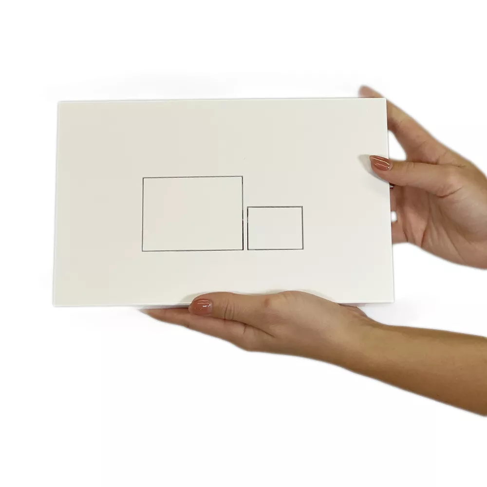 0062 Клавиша смыва для установки White 3/6 LT, квадратная