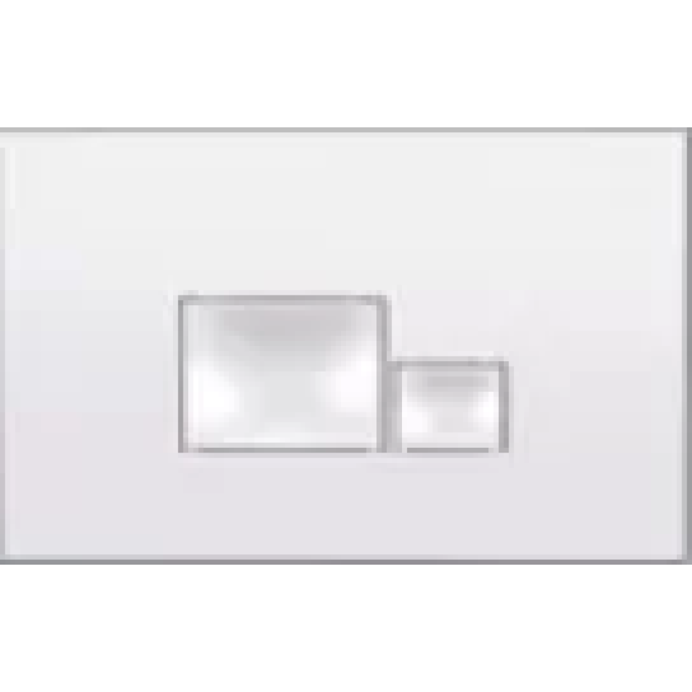 0072 Клавіша змиву для інсталяціїї White 3/6 LT, квадрат 3D