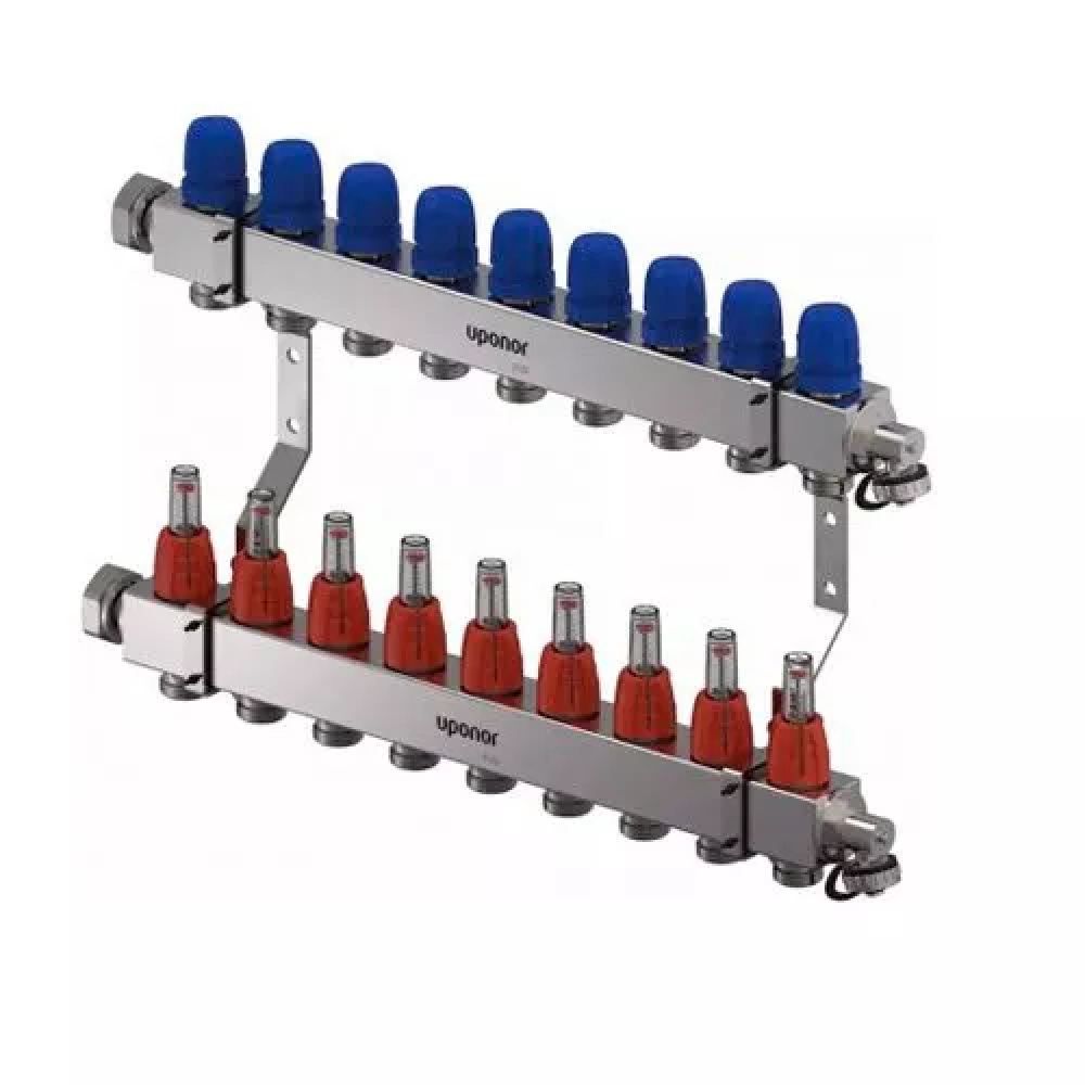 Стальной коллектор Uponor Vario C FM 9x3/4 Euro