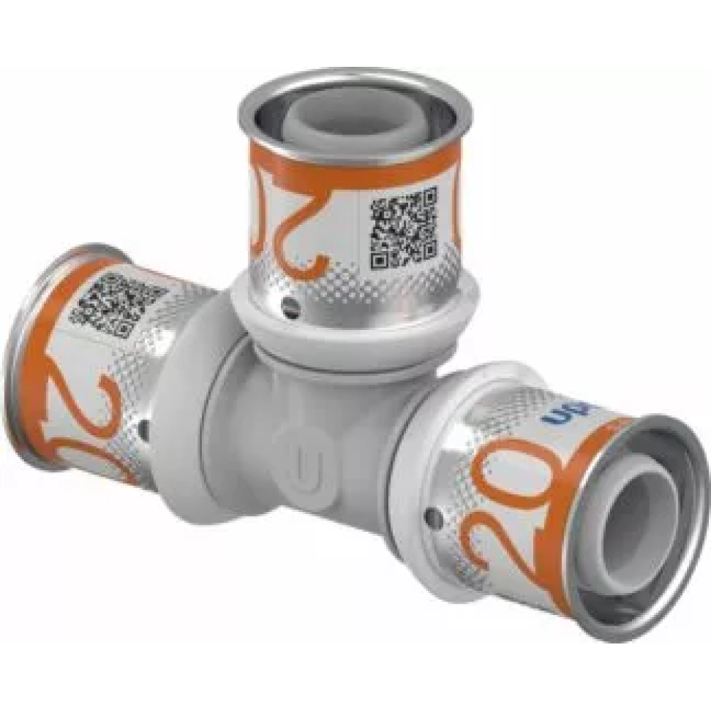 Прес-фітинги Uponor S-Press PLUS Трійник рівнопрохідний PPSU 20-20-20