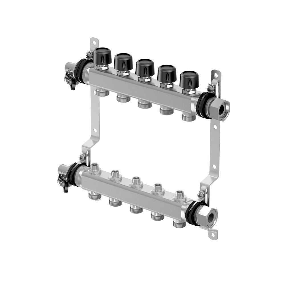Стальной коллектор без расходомеров Uponor Vario S LS 12x3/4 Euro