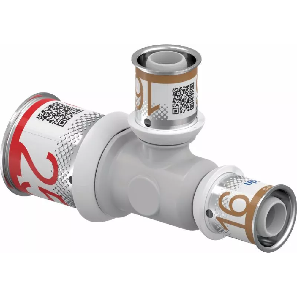 Пресс-фитинги Uponor S-Press PLUS Тройник редукционный PPSU 25-16-16