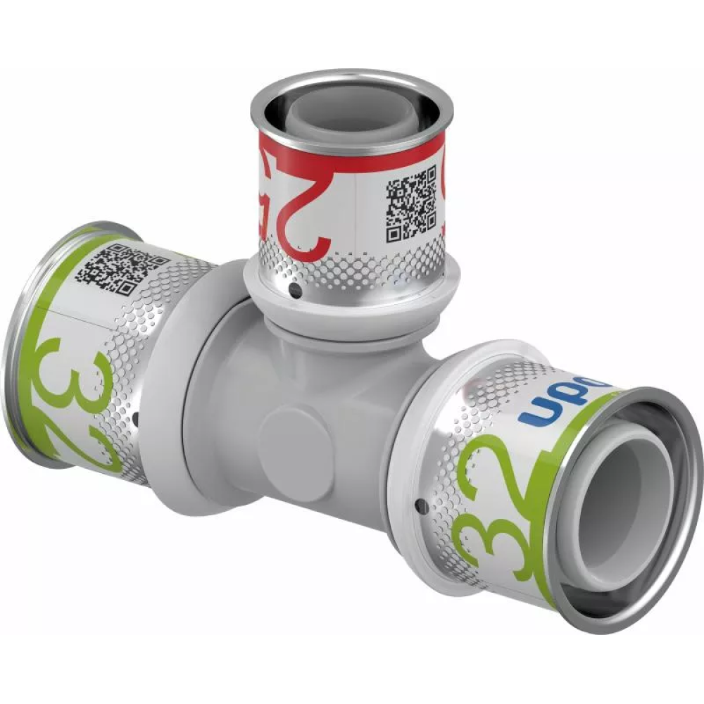 Прес-фітинги Uponor S-Press PLUS Трійник редукційний PPSU 32-25-32