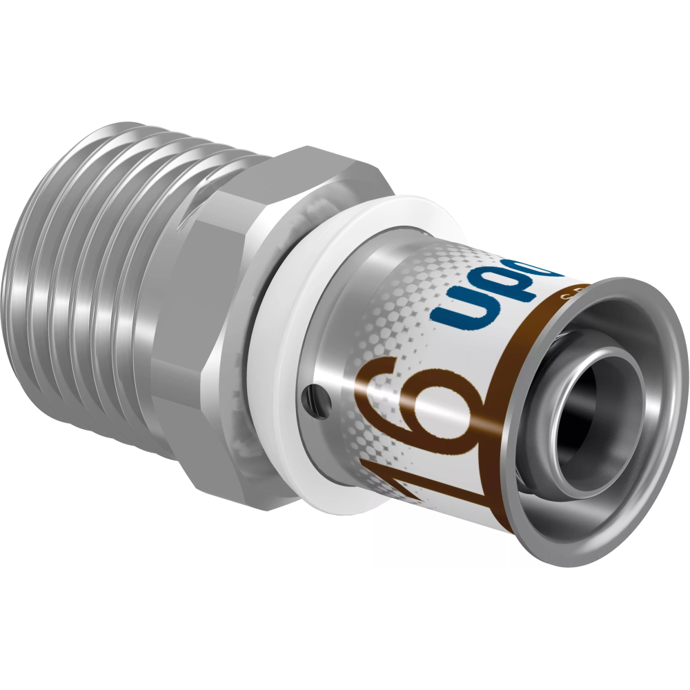 Пресс-фитинги Uponor S-Press PLUS Штуцер наружный 16-R3/4" НР