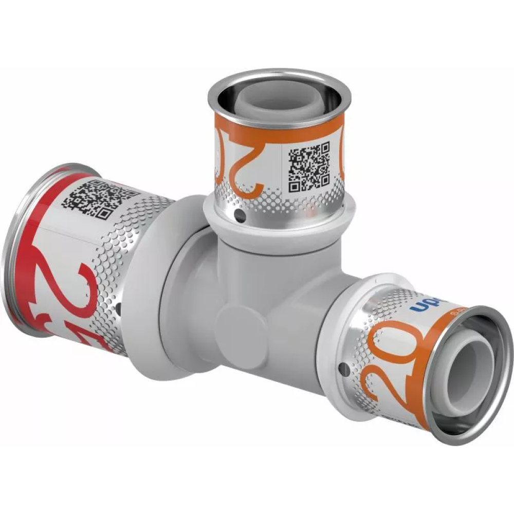 Uponor S-Press PLUS press fittings Reducing tee PPSU 25-20-20