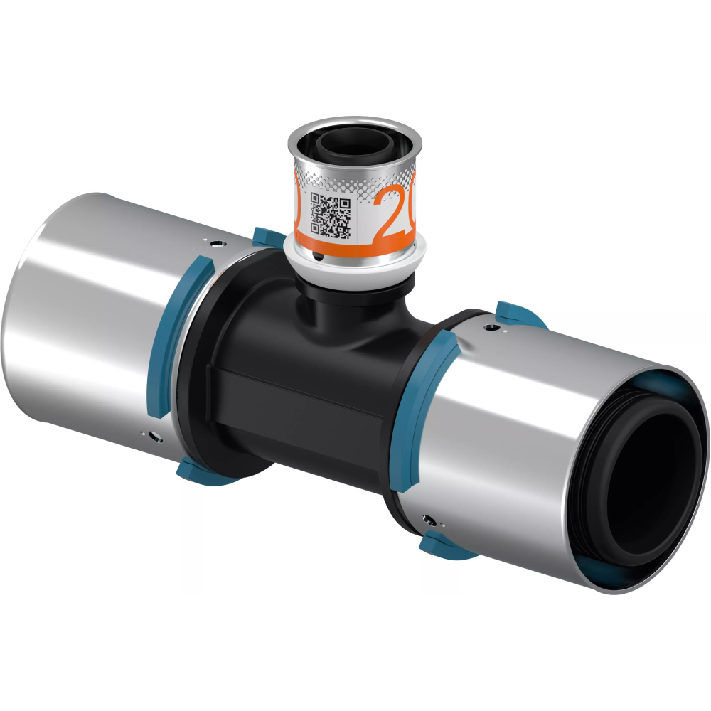 Uponor S-Press PLUS press fittings Reducing tee PPSU 40-20-40