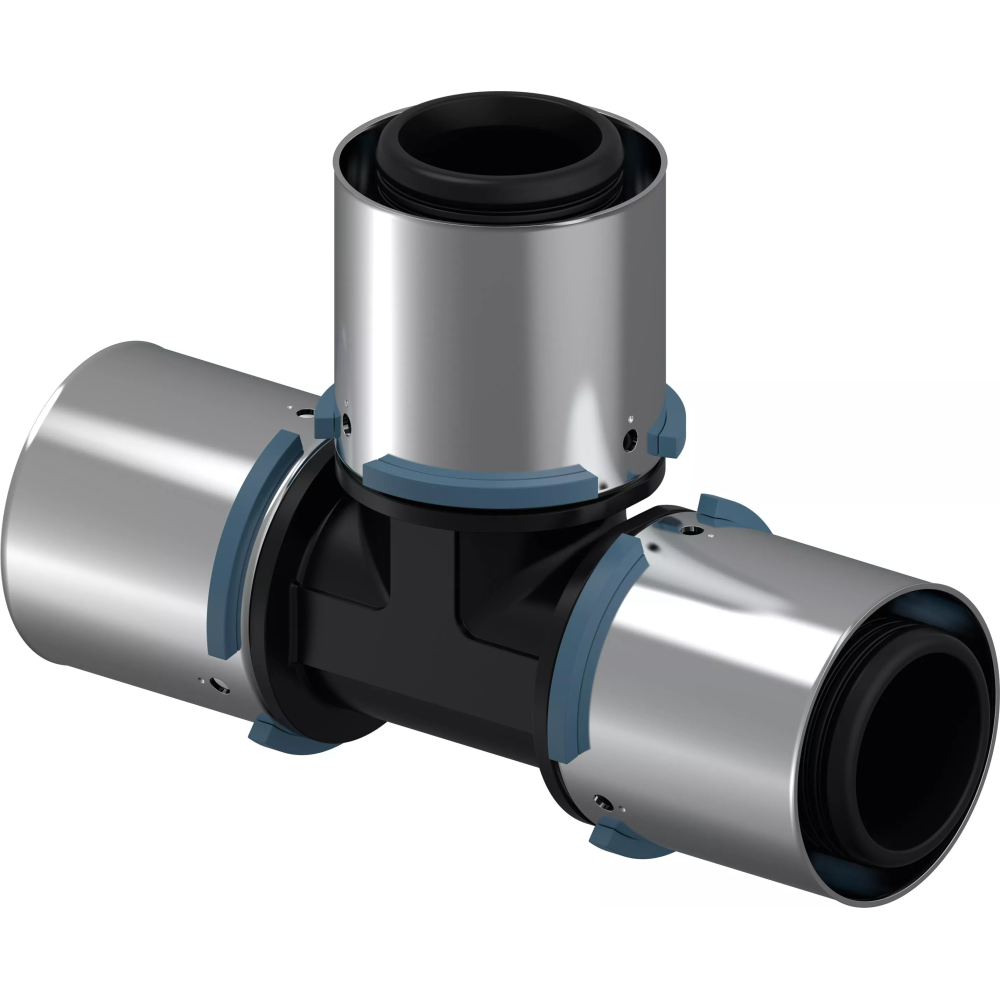 Прес-фітинги Uponor S-Press PLUS Трійник рівнопрохідний PPSU 40-40-40