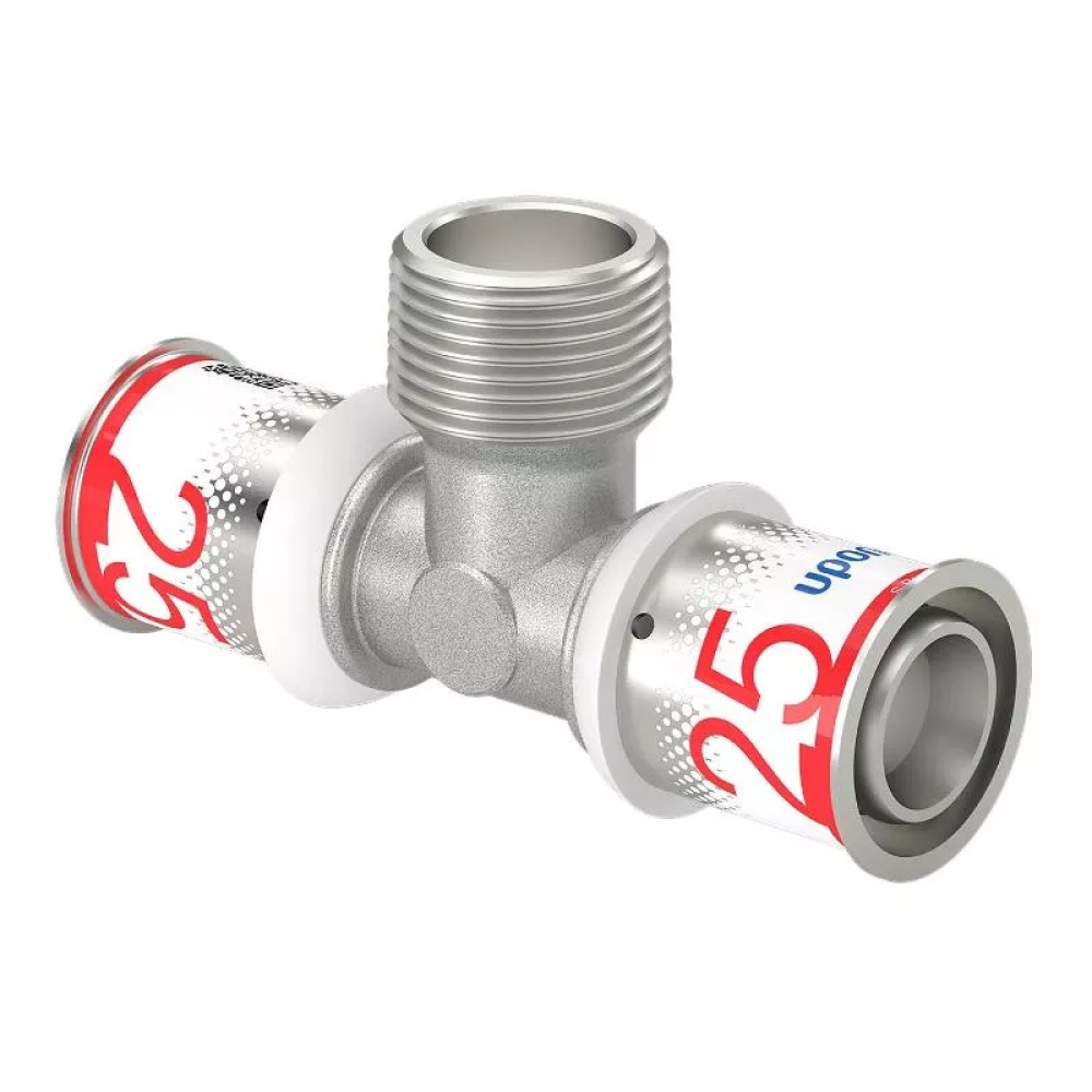 Tee male thread Uponor S-Press PLUS 25-R3/4"MT-25