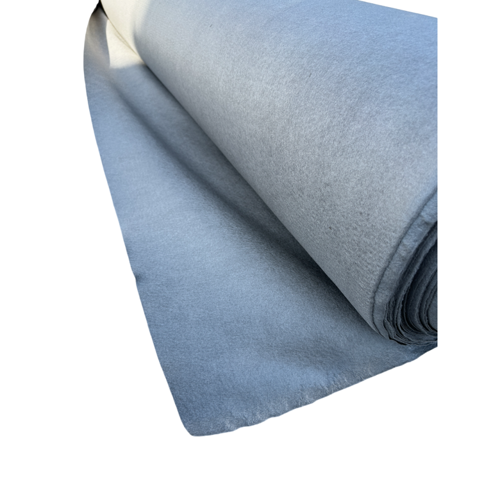 Геотекстиль термообработанный Fibertex F-22 2.0 (120 г/м.кв.), шир. 5м для благоустройства территории, дренажа, устройства фундамента и кровельных работ.