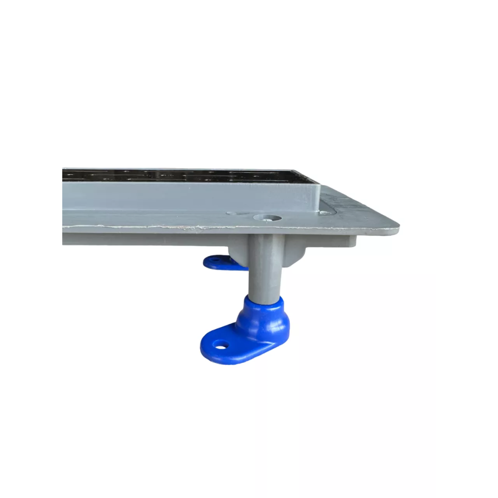 Сливной трап для душа с горизонтальным выходом 60 см, Душевой канал с сухим затвором, черная решетка Сливной трап для душа с горизонтальным выходом 60 см, Душевой канал с сухим затвором, черная решетка