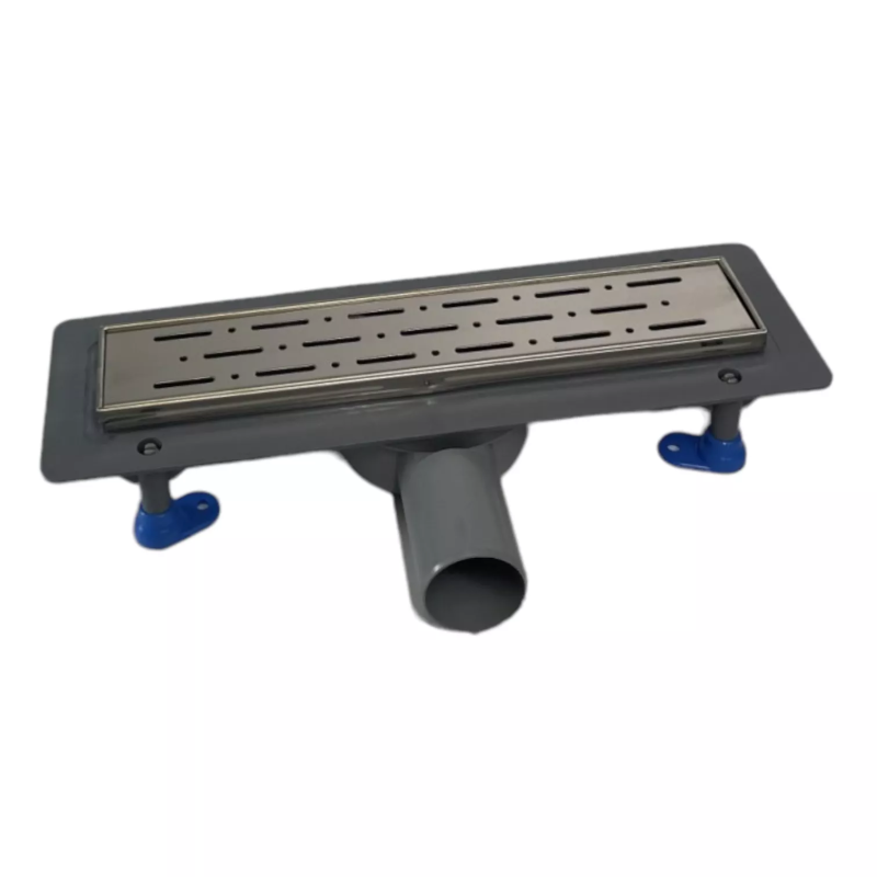 Сливной трап для душа с горизонтальным выходом, 33 см, Душевой канал с сухим затвором, поворотным сифоном