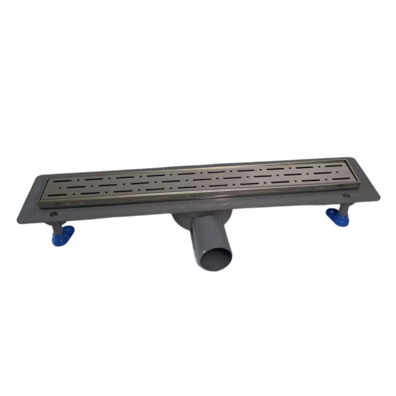 Сливной трап для душа с горизонтальным выходом, 40см, Душевой канал с сухим затвором, поворотным сифоном