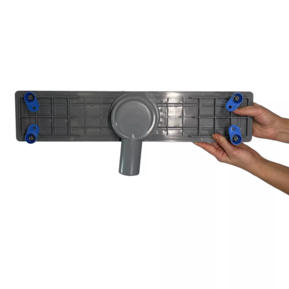 Сливной трап для душа с горизонтальным выходом, 40см, Душевой канал с сухим затвором, поворотным сифоном Сливной трап для душа с горизонтальным выходом, 40см, Душевой канал с сухим затвором, поворотным сифоном