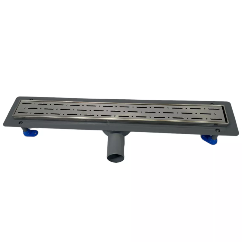 Сливной трап для душа с горизонтальным выходом, 60 см, Душевой канал с сухим затвором, поворотным сифоном