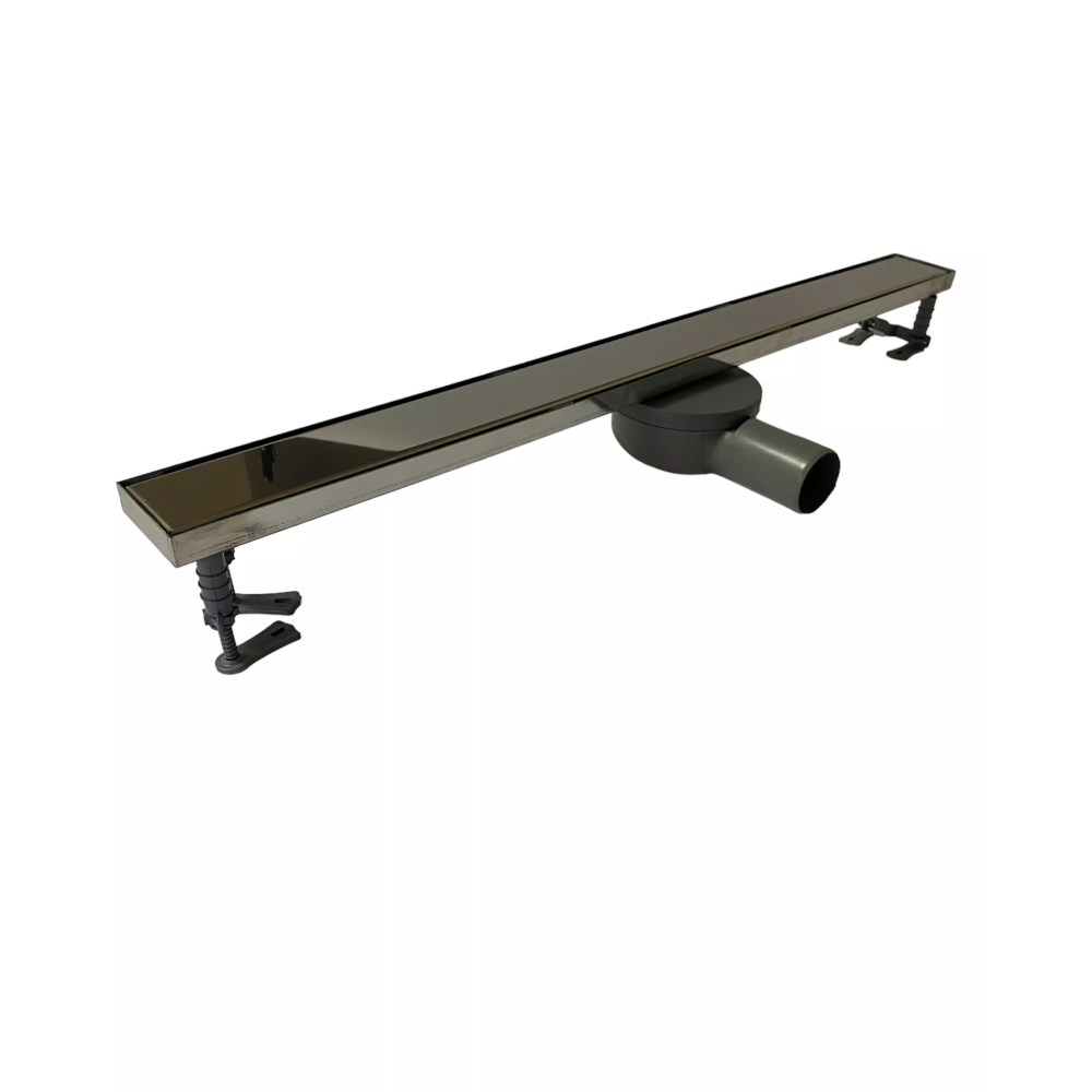 Душовий канал без фланця 80 см решітка "під плитку", каналізаційний трап з подвійним гідрозатвором Душовий канал без фланця 80 см решітка "під плитку", каналізаційний трап з подвійним гідрозатвором