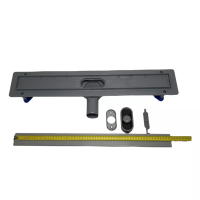 Зливний трап для душу з поворотним сифоном 360, решітка "ПІД ПЛИТКУ" 60 см, Каналізаційний зливний лоток Зливний трап для душу з поворотним сифоном 360, решітка "ПІД ПЛИТКУ" 60 см, Каналізаційний зливний лоток