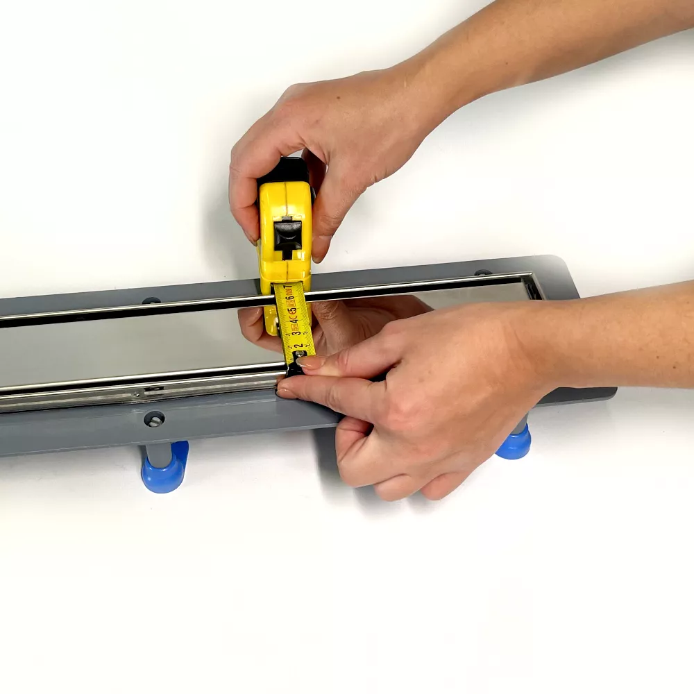 Сливной трап для душа с поворотным сифоном 360, решетка "ПОД ПЛИТКУ" 80 см, нержавеющая кромка Сливной трап для душа с поворотным сифоном 360, решетка "ПОД ПЛИТКУ" 80 см, нержавеющая кромка