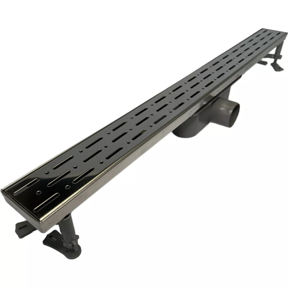 Душевой канал без фланца 80 см решётка "Дождь", Канализационный трап с двойным гидрозатвором Душевой канал без фланца 80 см решётка "Дождь", Канализационный трап с двойным гидрозатвором