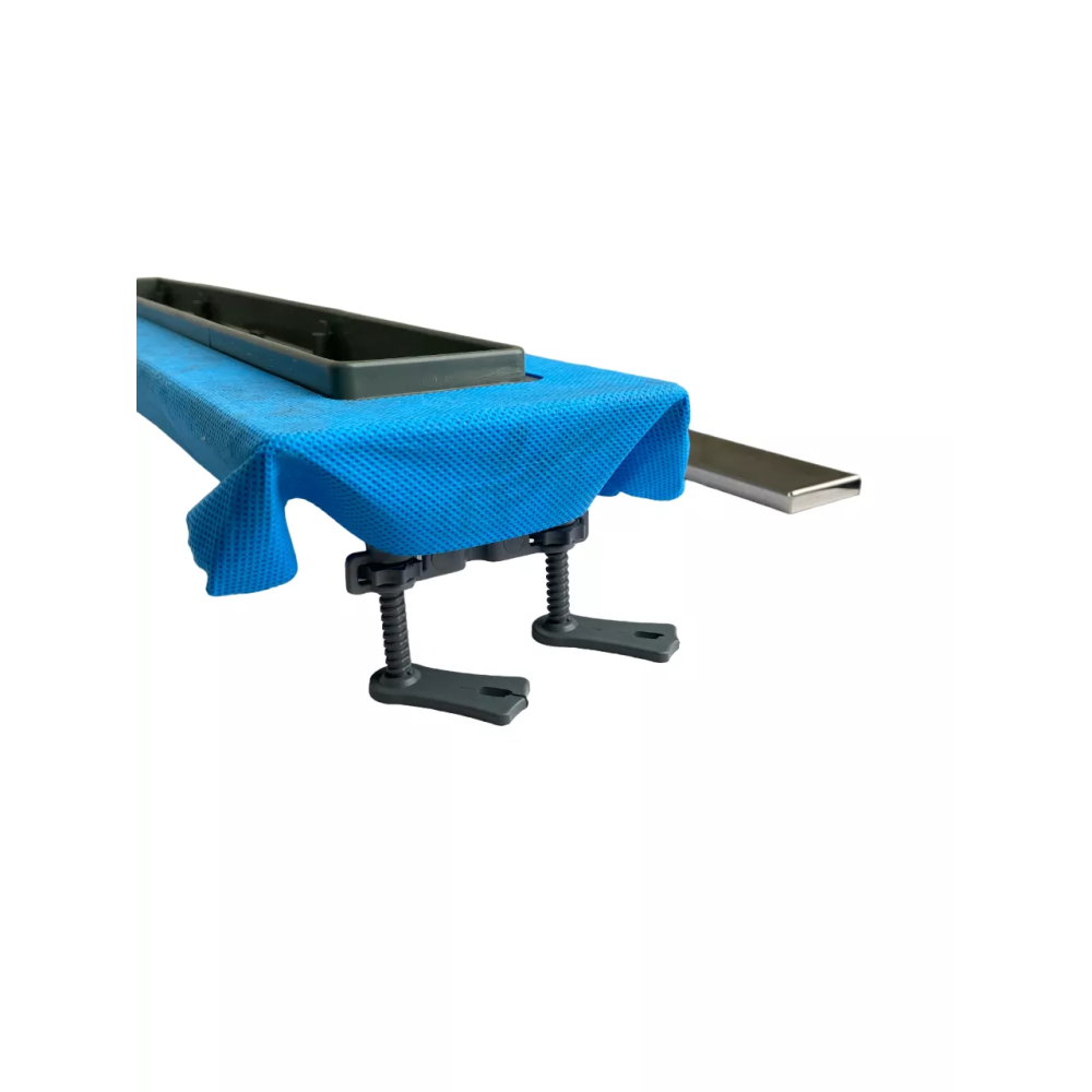 Душевой канал вертикальный выходом на 50мм трубу с горизонтальним фланцем, решетка "Под Плитку" 60 см, Душевой трап с двойным гидрозатвором Душевой канал вертикальный выходом на 50мм трубу с горизонтальним фланцем, решетка "Под Плитку" 60 см, Душевой трап с двойным гидрозатвором