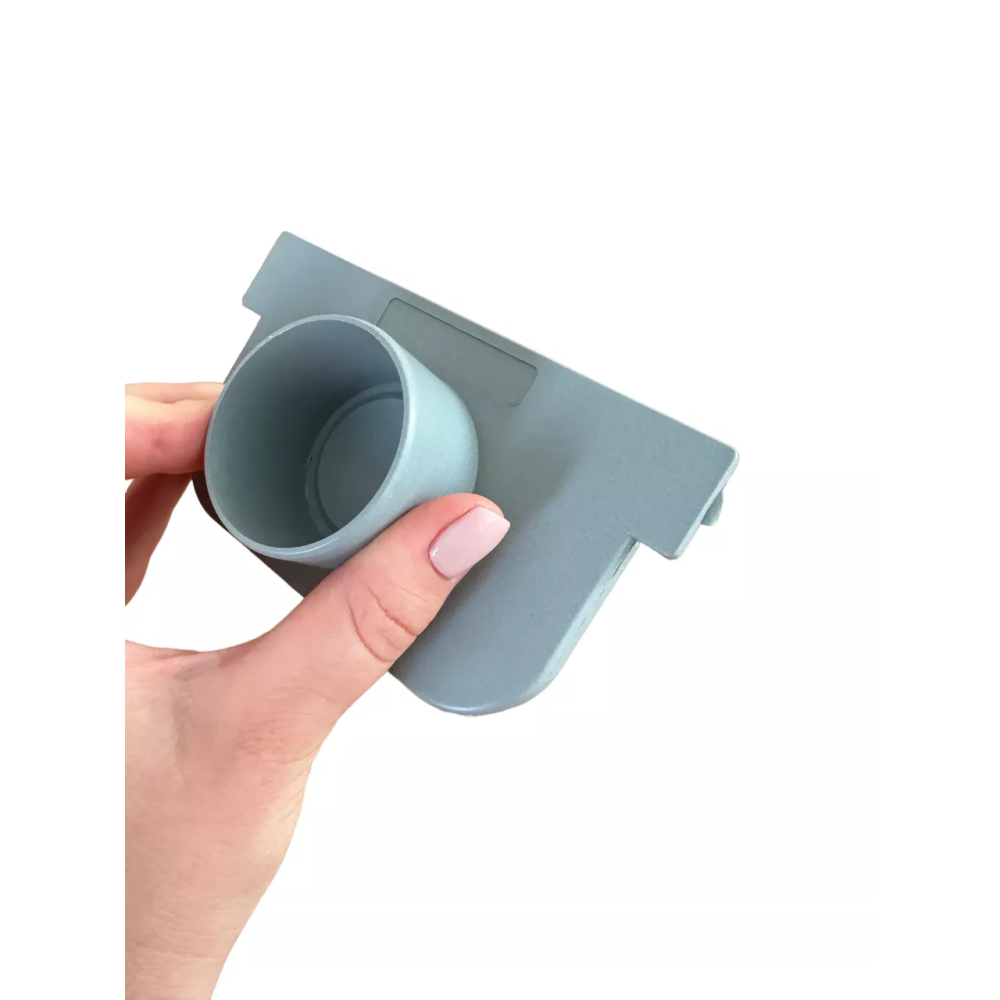 7212 Заглушка-переходник для лотка пластиковая 130х75мм D-50мм 7212 Заглушка-переходник для лотка пластиковая 130х75мм D-50мм