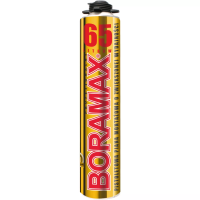 Монтажная пена Boramax под пистолет на 65 л, 840 мл. Монтажная пена Boramax под пистолет на 65 л, 840 мл.