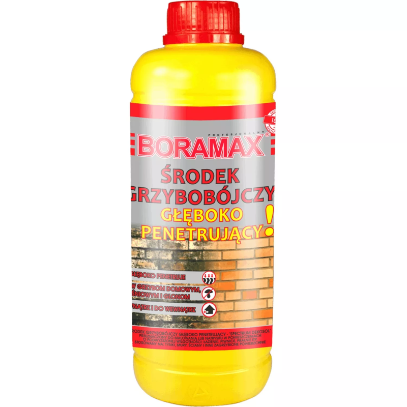 Препарат глубокопроницаемый для борьбы с грибком стен и дерева Boramax, 1 л.