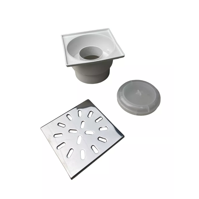 Трапп верт. D110 нержавеющая решетка 150х150 сухой затвор